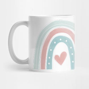 2-colours water colour rainbow Mug